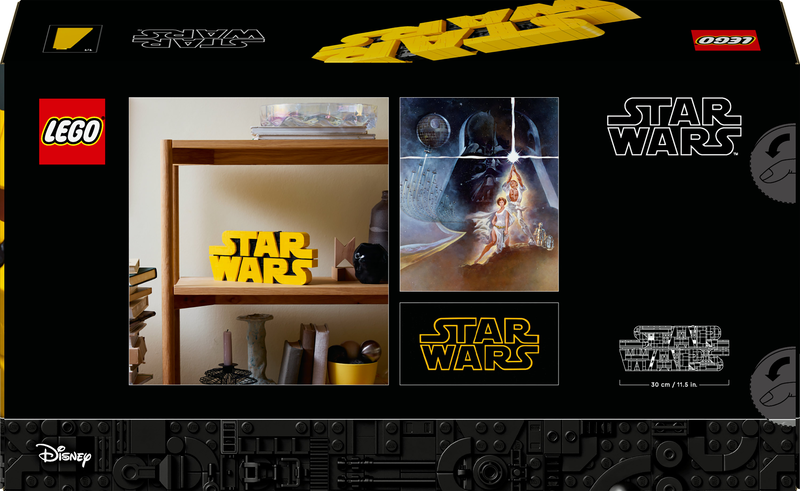 Lego brick-built star wars logo 75407 for ages 18+ 700pcs, , medium-null