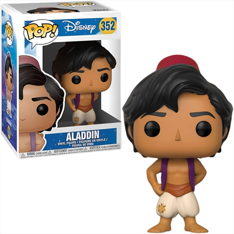 Funko pop! Disney: aladdin - aladdin #352 vinyl figure, , medium image number null