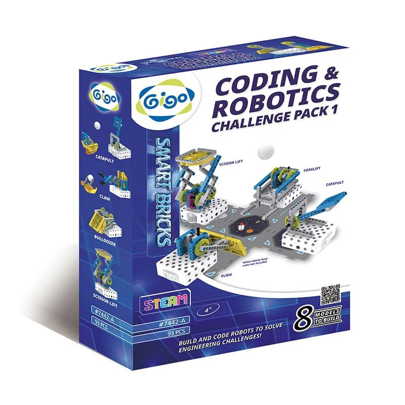 Coding and robotics: challenge pack 1, , medium-null