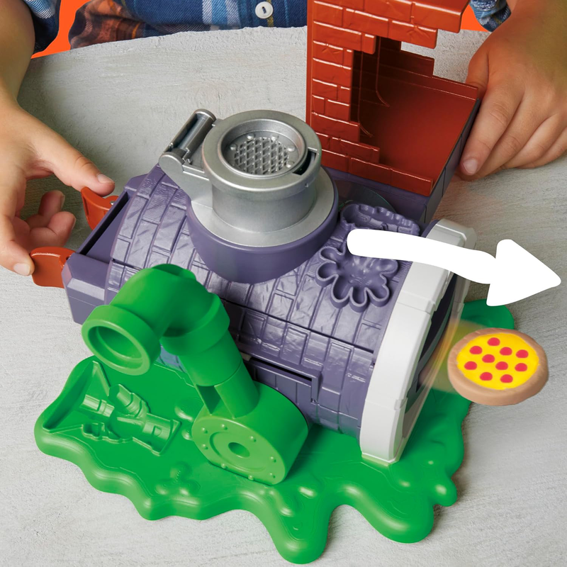 Play-doh teenage mutant ninja turtles slice and blast pizza playset, , medium-null