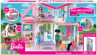 Barbie malibu house playset fxg57, , medium