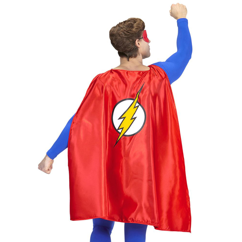 Superhero cape & eye mask, , medium-null