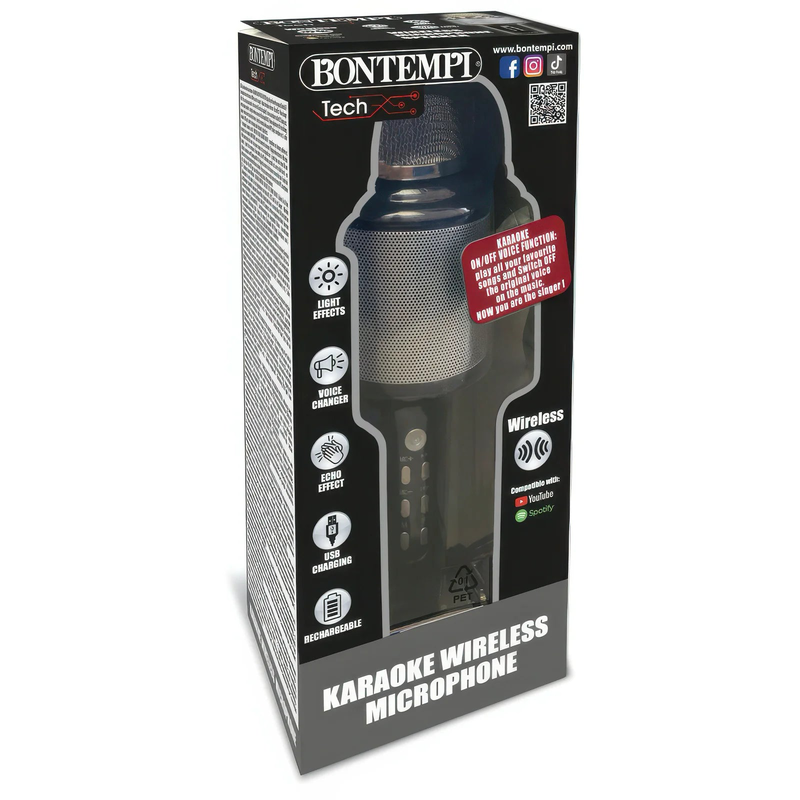 Bontempi karaoke wireless microphone, , medium-null