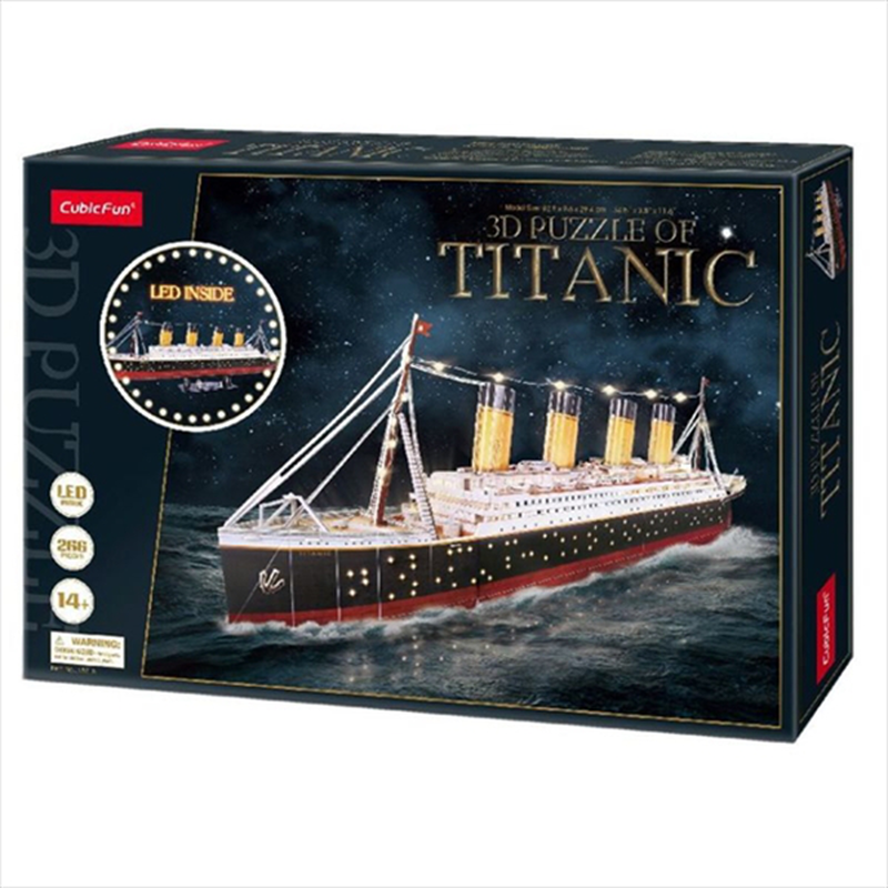 Cubic fun 3d puzzle puzzle titanic led 2010328, , medium-null