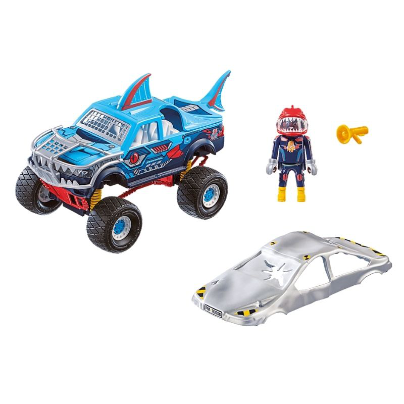 Product image: Playmobil 70550 stunt show - shark monster truck, , medium-null