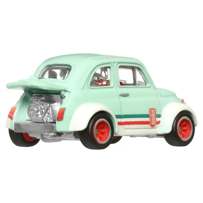 Hot wheels 1:64 '60s fiat 500 d modificado – car culture premium boulevard #97 hrt65 gjt68, , medium-null