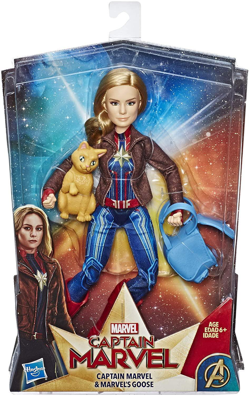Hasbro marvel captain marvel & marvels goose, , medium image number null