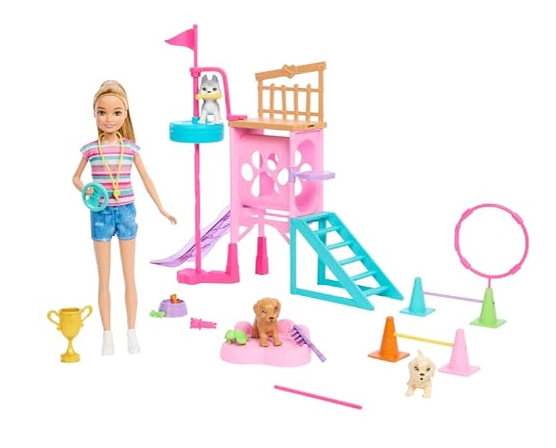 Product image: Barbie & stacie to the rescue puppy playground hrm10 3y+, , medium-null