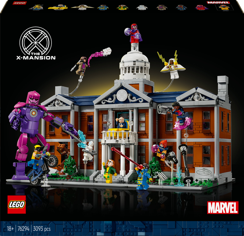 Lego marvel x-men: the x-mansion 76294 &gamma;&iota;&alpha; &eta;&lambda;&iota;&kappa;ί&epsilon;&sigmaf; 18+ 3093&tau;&mu;&chi;, , medium-null