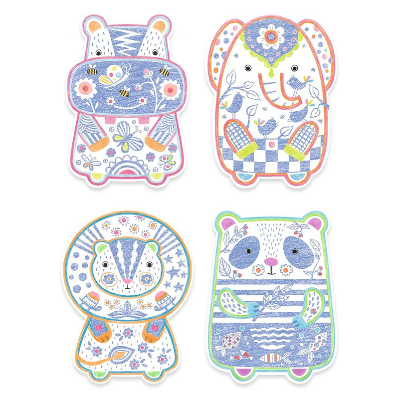 Wild friends coloring, , medium image number null
