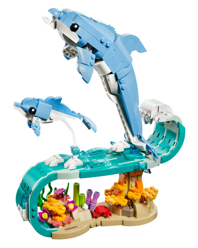 Lego creator 31385 sea animals: beautiful dolphins, , medium-null