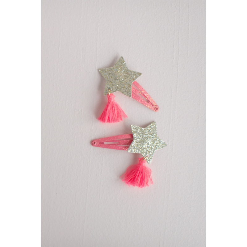 Great pretenders boutique sassy tassy star hairclips, 2 pcs image number null