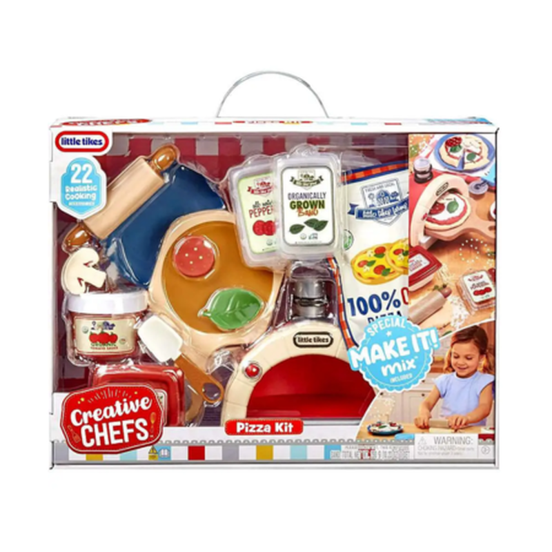 Little tikes creative chef set pizza kit 3y+ (639708), , medium-null
