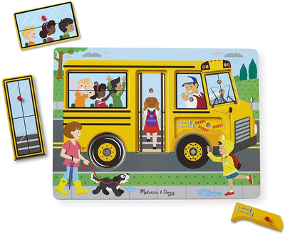 Melissa & doug 10739 the wheels on the bus sound puzzle, , medium