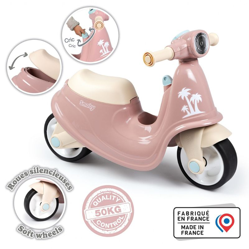 Product image: Smoby scooter ride-on pink 721008, , medium-null