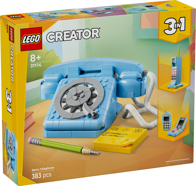 Lego creator retro telephone 31174 &gamma;&iota;&alpha; &eta;&lambda;&iota;&kappa;ί&epsilon;&sigmaf; 8+ 383&tau;&mu;&chi;, , medium-null