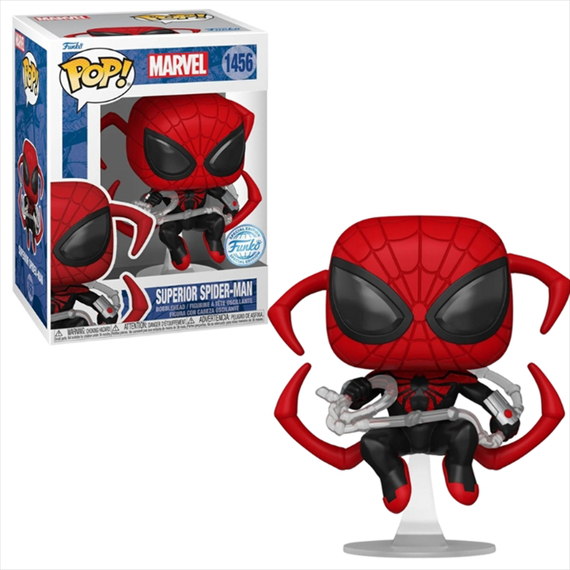 Funko pop! Marvel: spider-man - superior spider-man special edition #1456 bobble-head spiderman, , medium-null