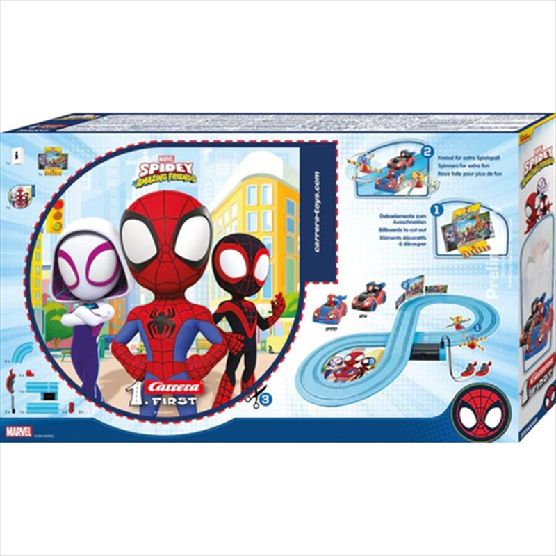 Carrera slot 1.first: marvel spidey - its spidey time! - 1:50 20063049, , medium-null