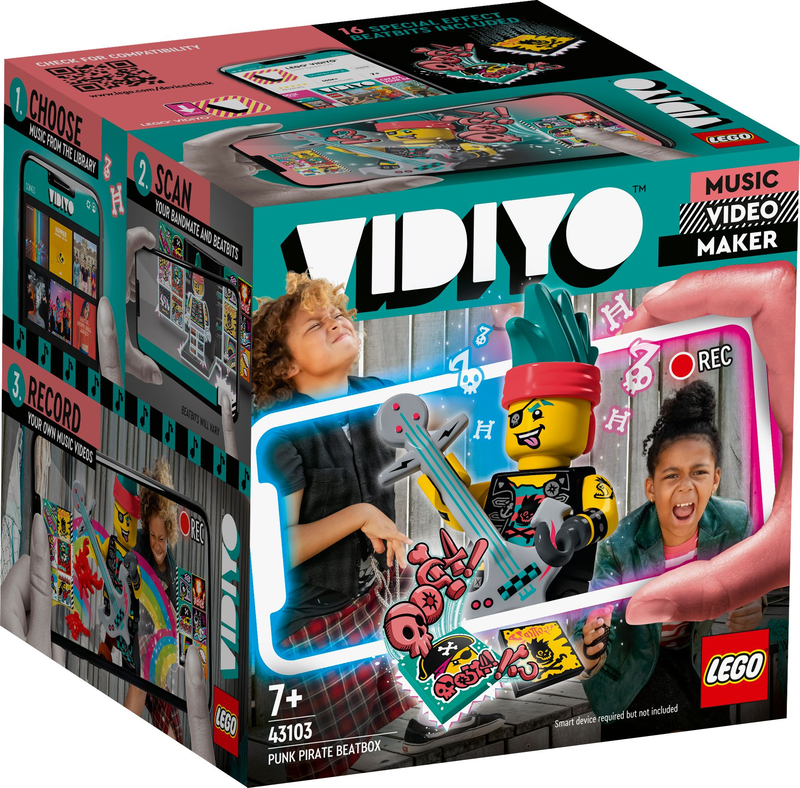 Lego vidiyo punk pirate beatbox 43103 for ages 7+ 73pcs, , medium-null