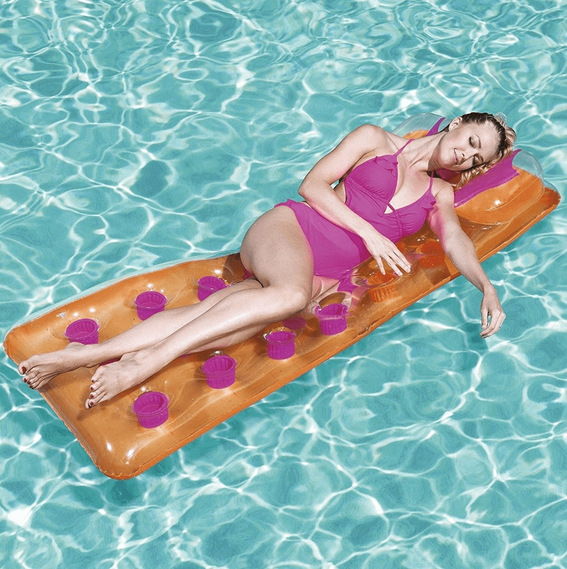 Bestway inflatable beach bed lounge 1.88mx71cm, , medium-null