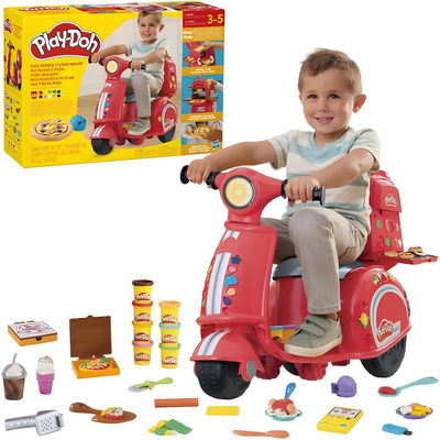 Play-doh pizza delivery scooter playset, , medium