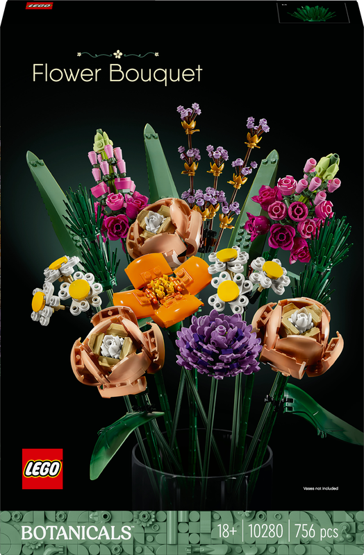 Lego flower bouquet 10280 for ages 18+ 756pcs, , medium-null