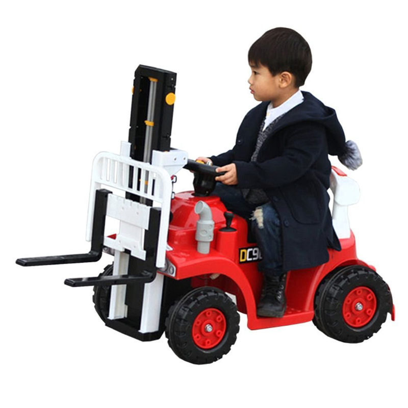 Product image: Ηλεκτρικό αυτοκινητάκι φόρκλιφτ για παιδιά 6v, με τιμόνι, μοχλό ταχύτητας και μουσική-null