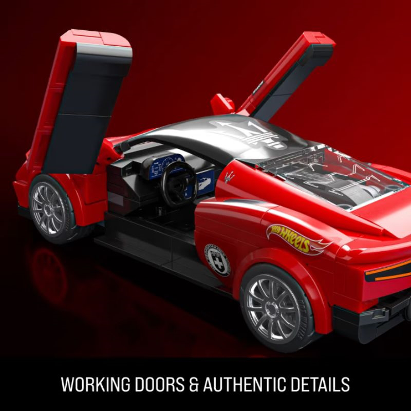 Hot wheels brick - maserati mc20 building toy kit jfr90, , medium-null