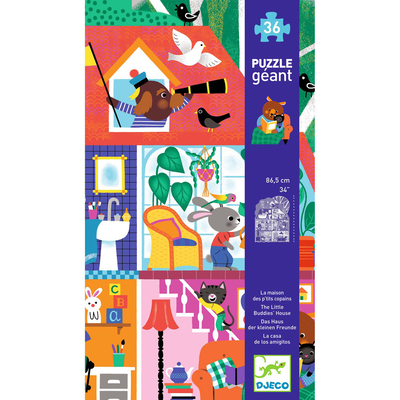Giant puzzle - friends house, , medium