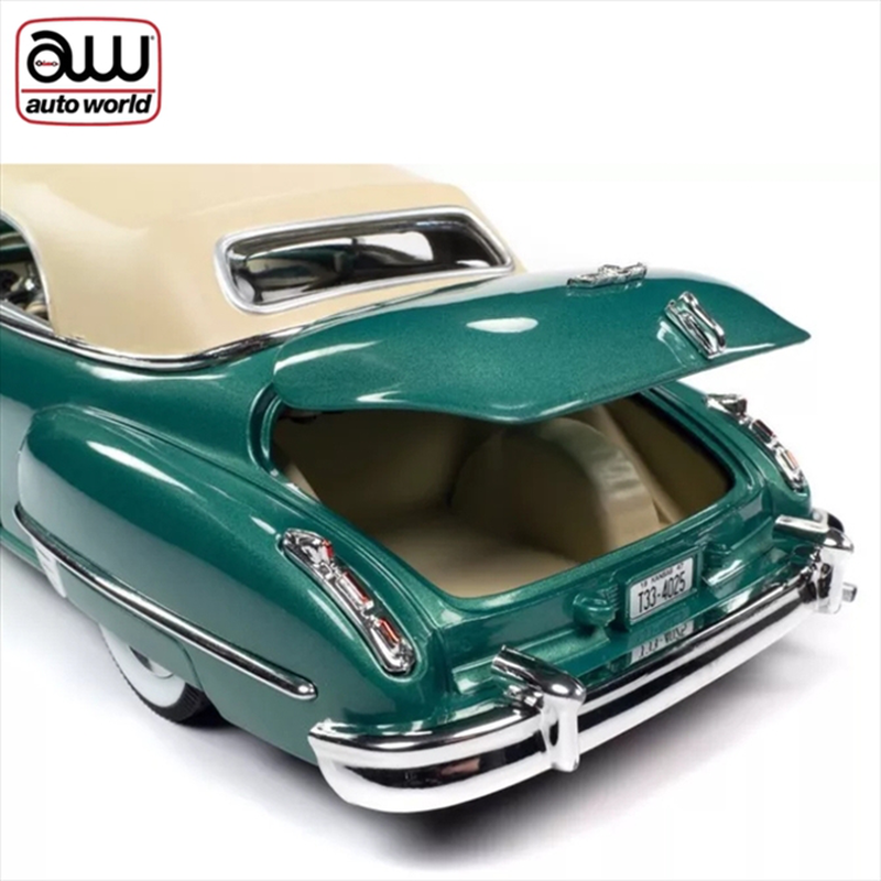 Auto world 1/18 1947 cadillac series 62 cabriolet, ardsley green metallic, , medium-null
