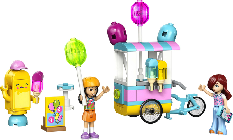 Lego friends ice cream & balloon stand, , medium-null