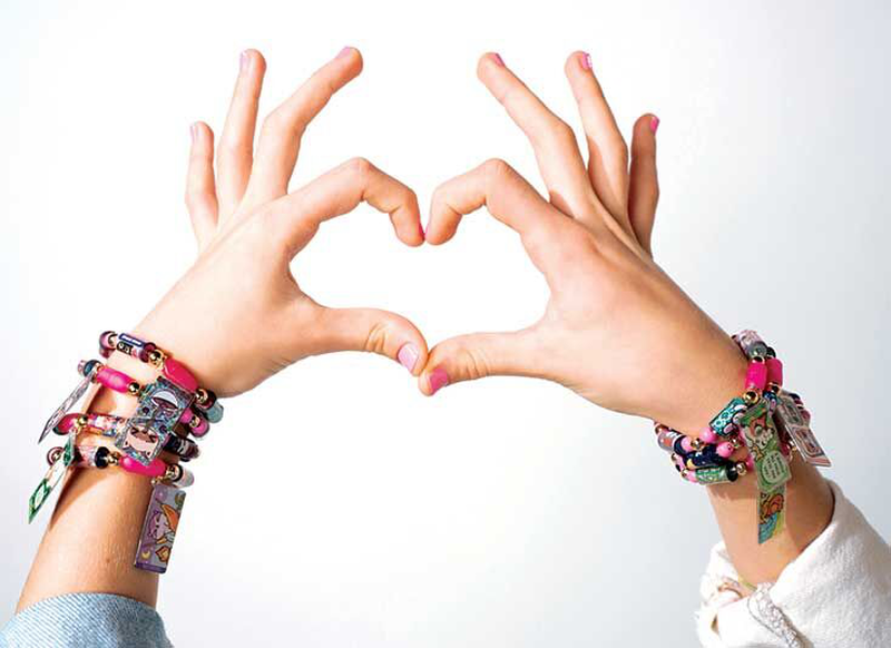 Sticki rolls wristband with stickers single pack, , medium-null