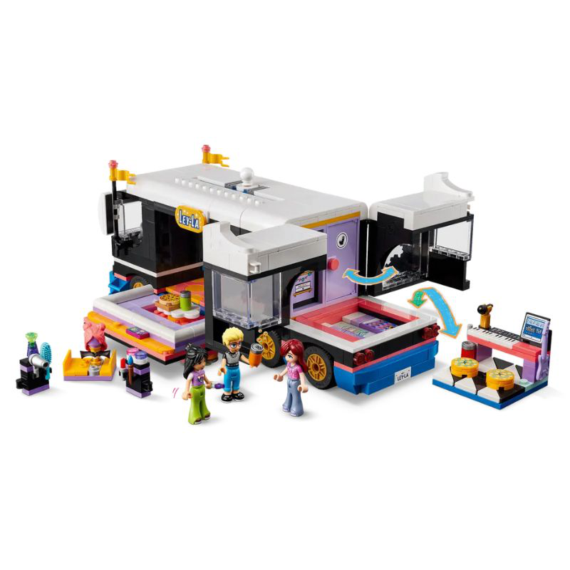 Product image: Lego 42619 friends - pop star music tour bus, , medium-null