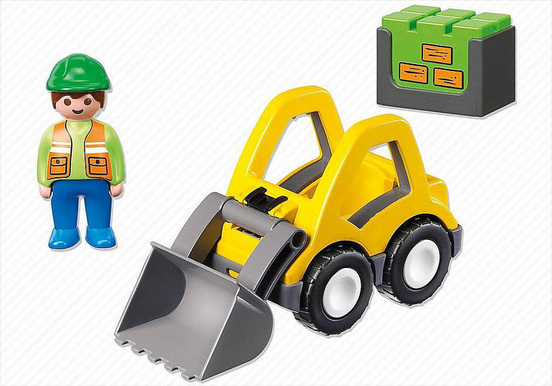 Playmobil 6775 1.2.3 excavator, , medium image number null
