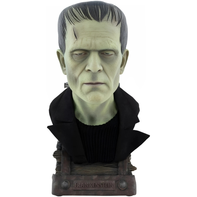 Boris karloff frankenstein ~ life size bust  1:1 sideshow universal monster, , medium-null