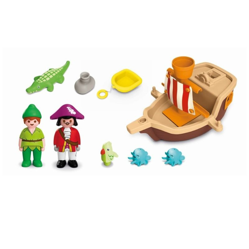 Product image: Playmobil 71769 junior disney - junior disney: peter pans pirate ship with water splash fun, , medium-null