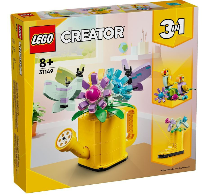 Lego creator flowers in watering can 8y+ (31149), , medium-null