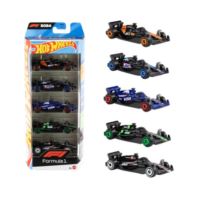Hot wheels cars formula 1 set of 5 3y+ (1pc random selection) (jgf58), , medium