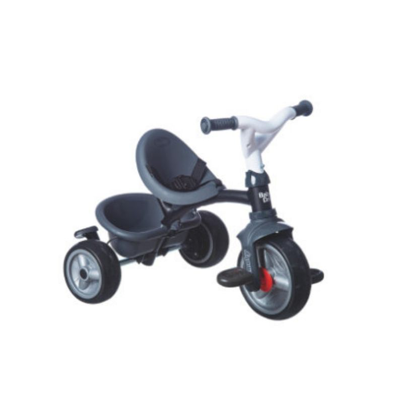 Smoby tricycle baby driver plus grey 741502, , medium-null