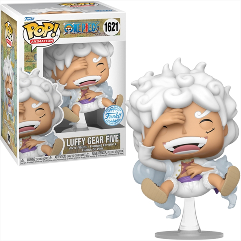 Product image: Funko pop! Animation: one piece - luffy gear five laughing special edition #1621, , medium-null