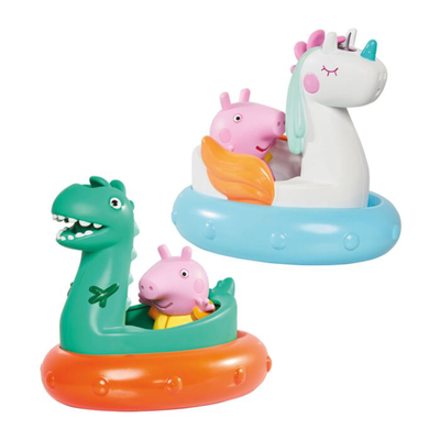 Tomy toomies toddler bath toy peppa bath floats 18m+ (1pc random selection), , medium