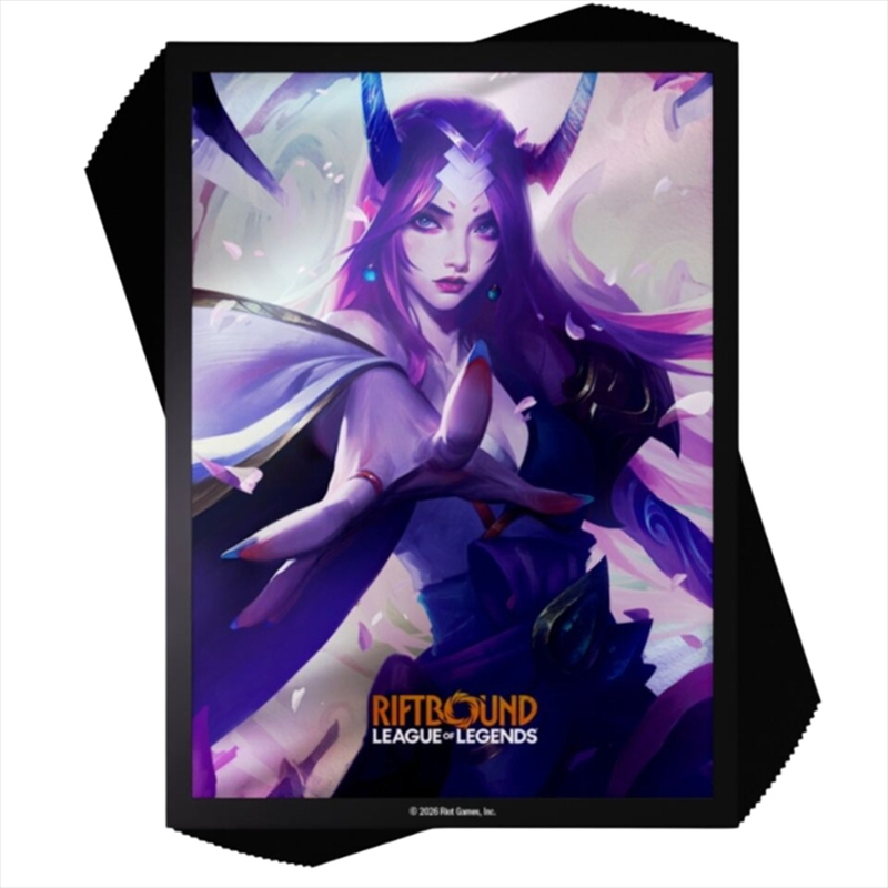Riftbound: league of legends tcg - origins spirit blossom irelia art sleeves 100 sleeves, , medium-null