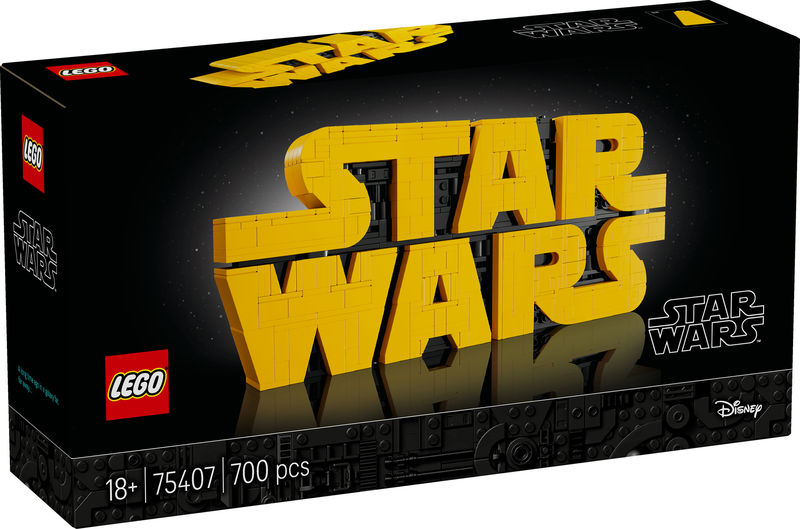 Lego brick-built star wars logo 75407 for ages 18+ 700pcs, , medium-null