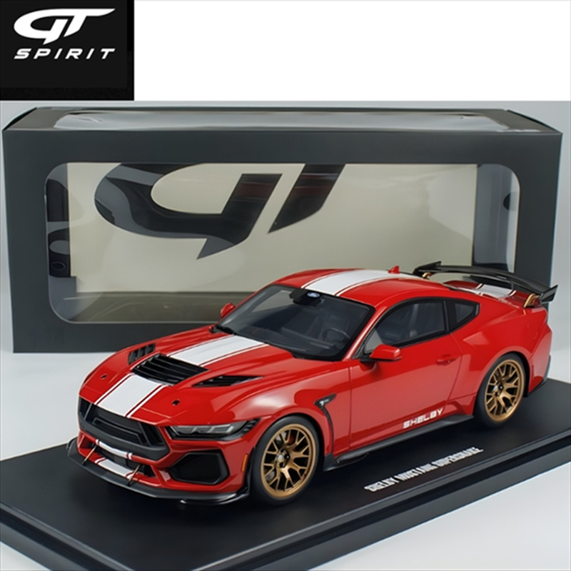 Gt spirit 1/18 2025 shelby mustang *resin series*, supersnake race red, , medium-null