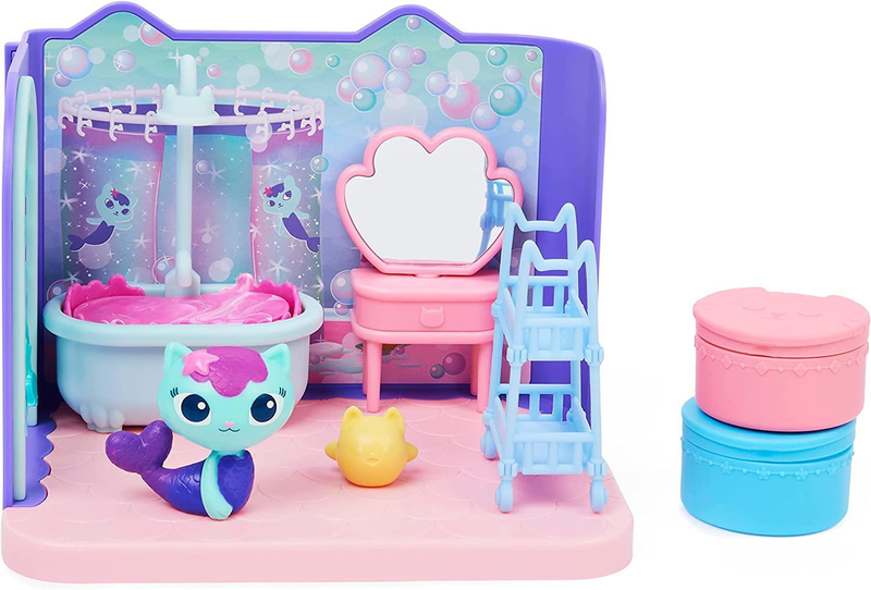 Product image: Gabby's dollhouse mercat primp and pamper bathroom, , medium-null
