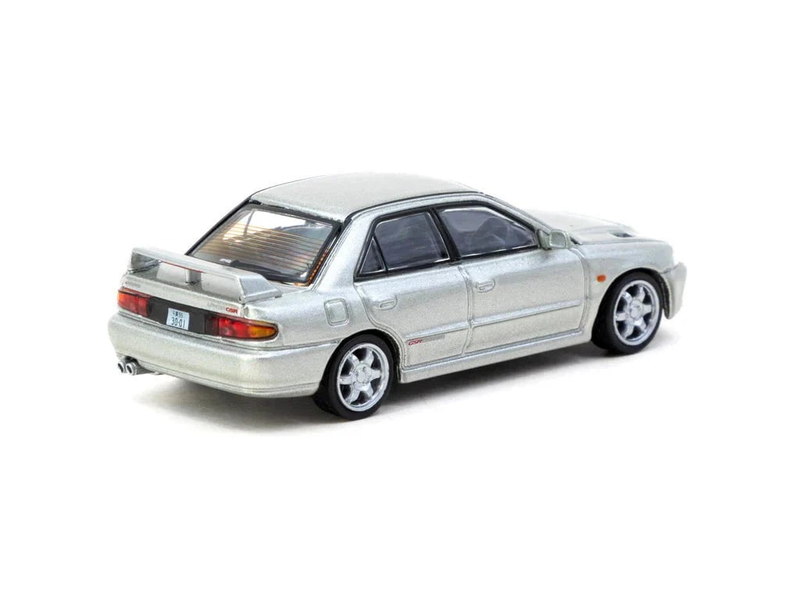Tarmac works 1/64 mitsubishi lancer gsr evolution silver special edition with tarmac cards – global64, , medium-null