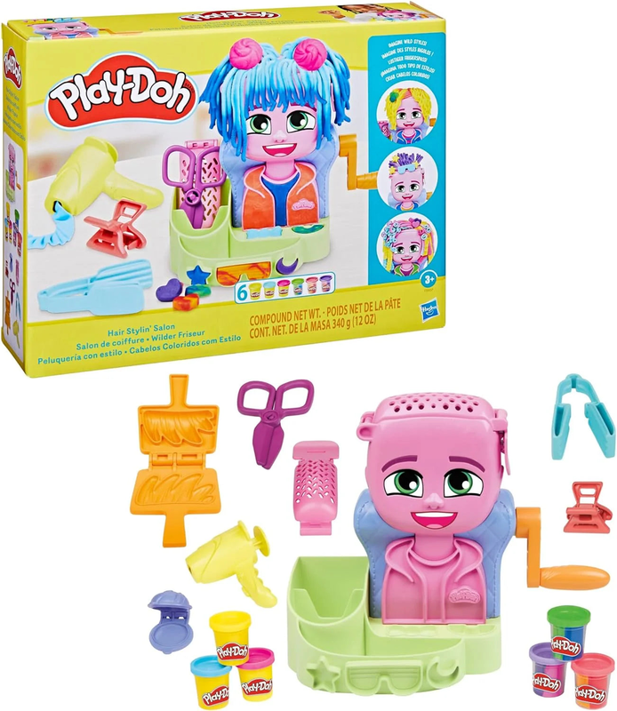 Play-doh hair stylin' salon playset, , medium-null
