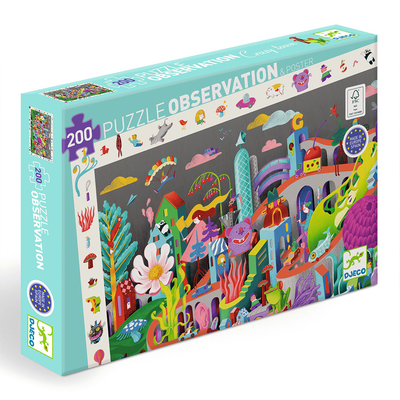 200pcs strange city puzzle, , medium