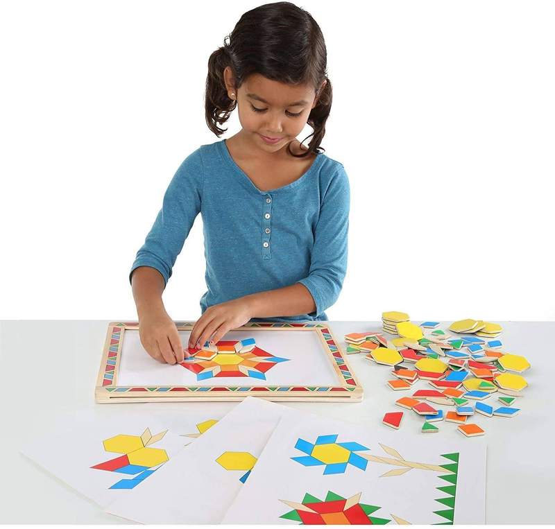 Melissa & doug magnetic pattern block set, , medium image number null