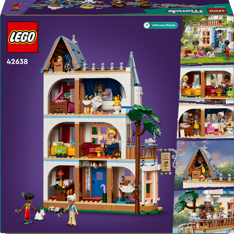 Lego friends castle bed and breakfast 42638 for ages 12+ 1311pcs, , medium-null
